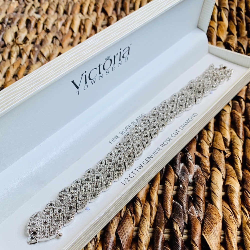 Victoria Townsend Rose Cut Diamond Bracelet
